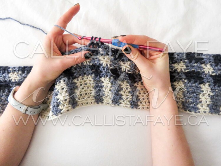 Changing Colours for Plaid - Beginner Crochet Tutorial – callistafaye