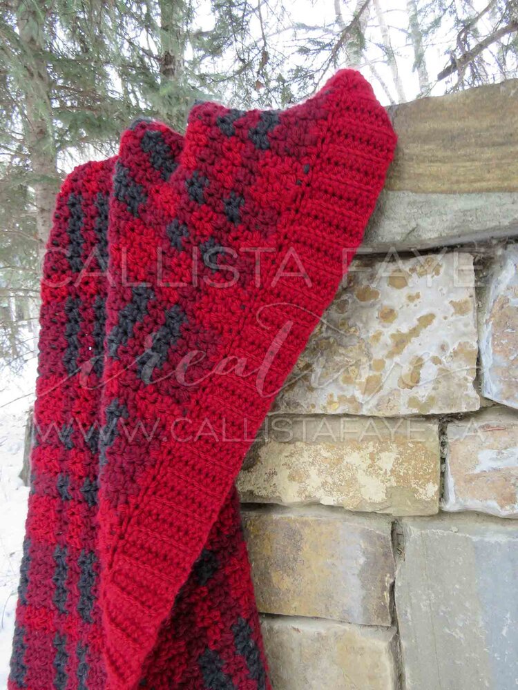 northern timberline plaid crochet blanket, crochet plaid pattern, crochet plaid blanket, plaid crochet pattern