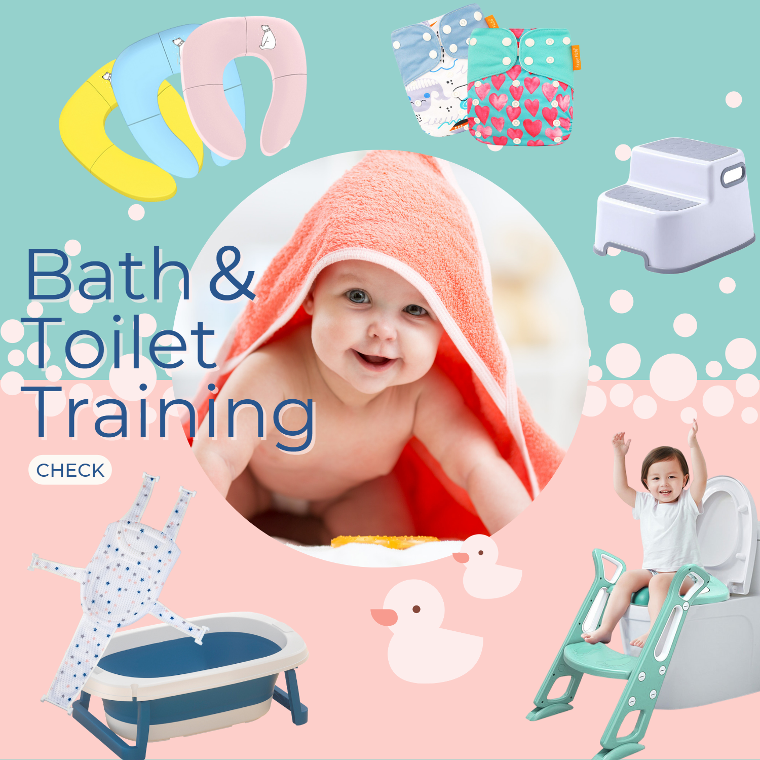 Bath＆Toilet Training