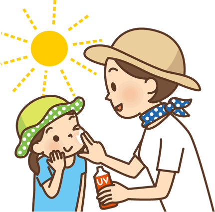 子どもに日焼け止めを塗る時の注意点