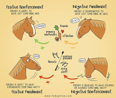 four quadrants of operant conditioning, FedUpFred