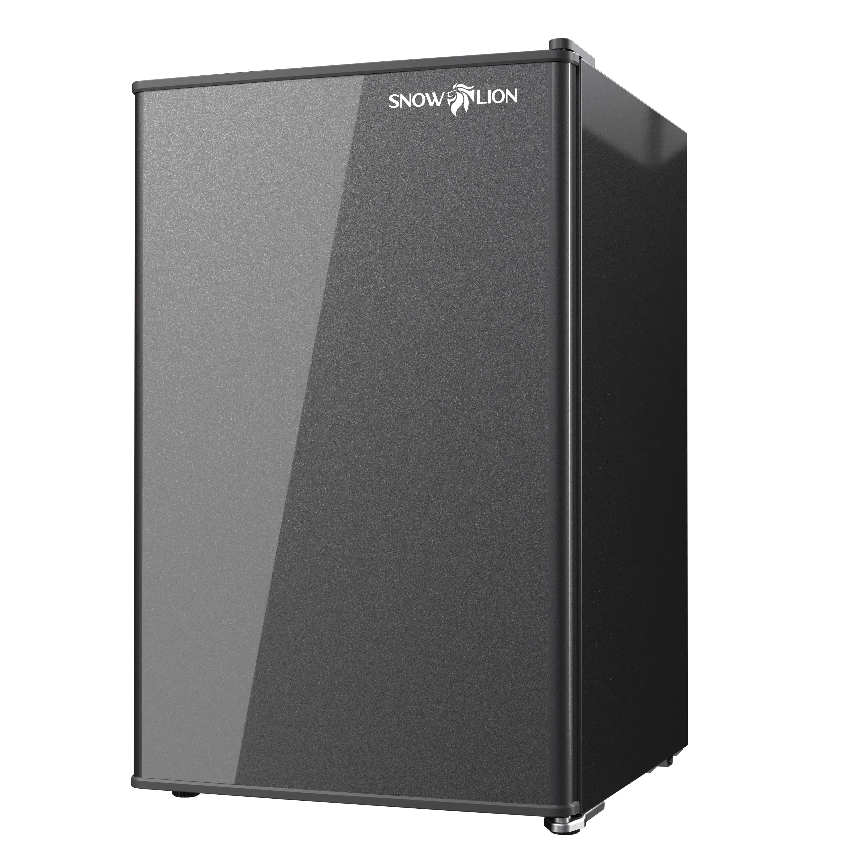 SnowLion Premium 65L Solid Door 2.3 Cu.ft. Freestanding Under-Counter Mini Fridge in Black