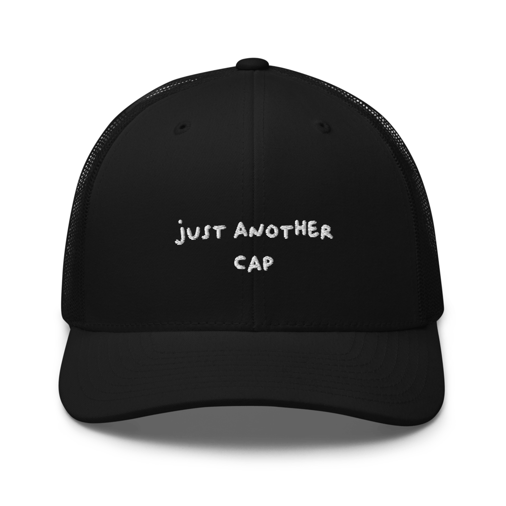 Just Another Trucker Cap, Black