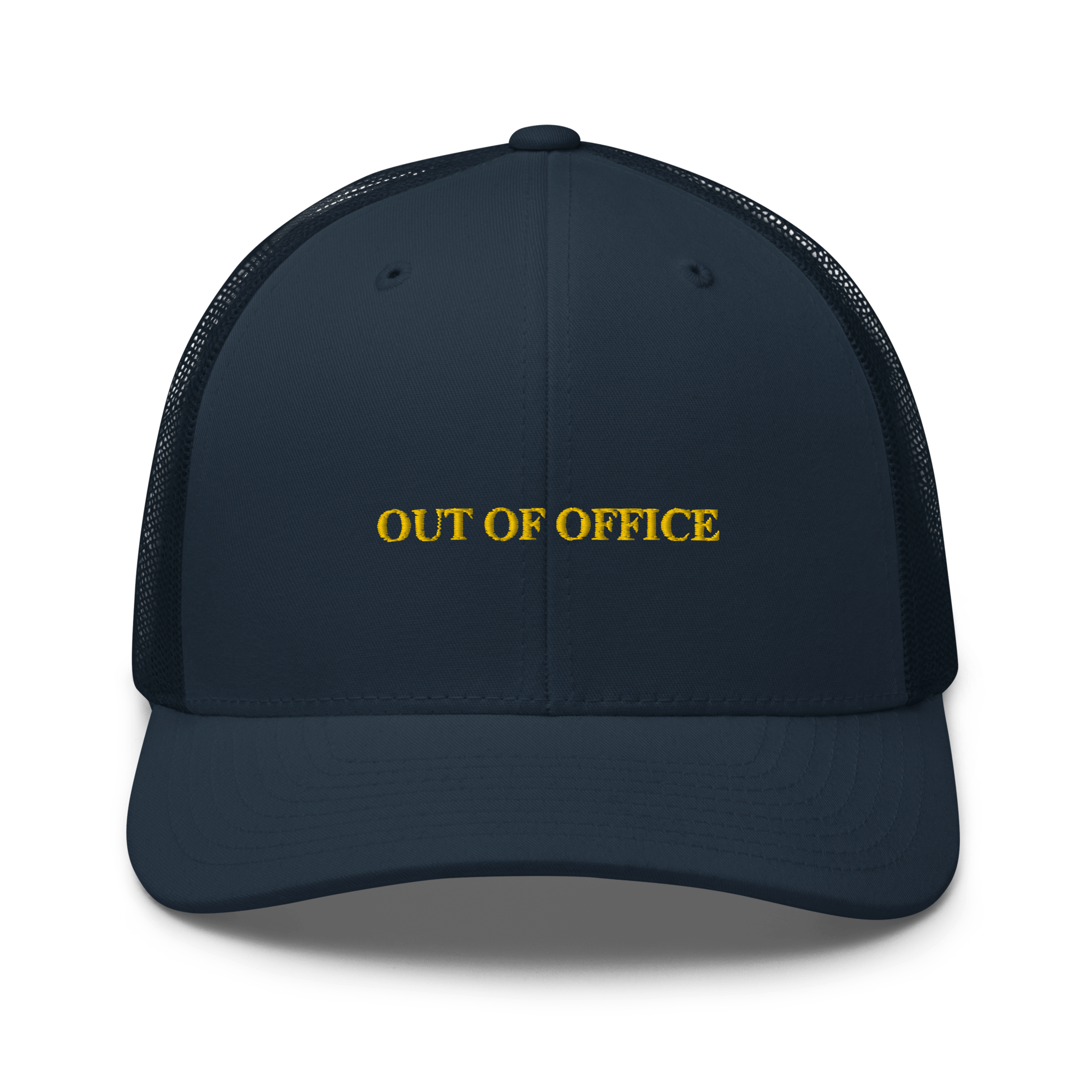 OUT OF OFFICE Trucker Cap, Navy