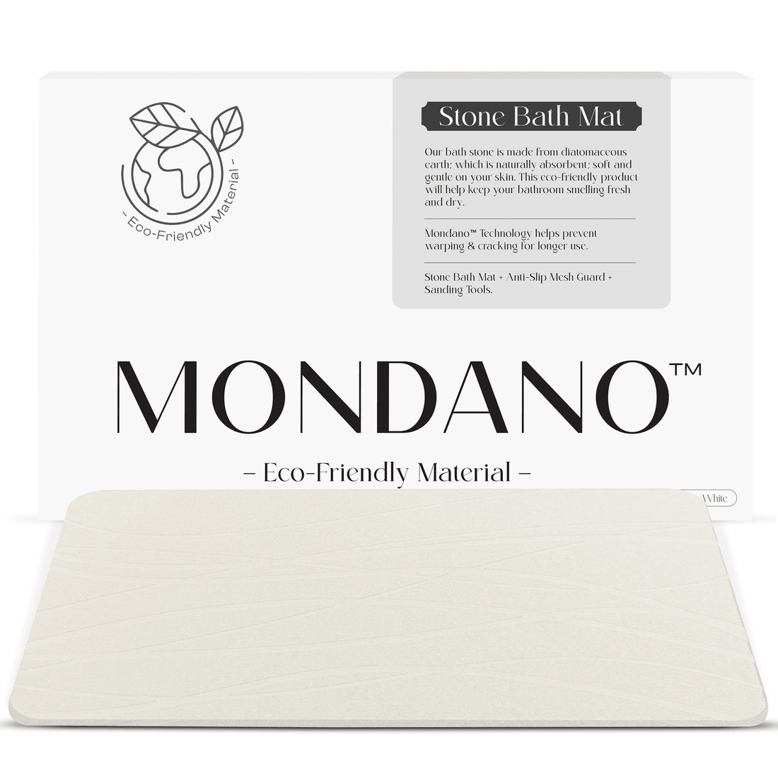 Diatomite Stone Bath Mat by , Stone Dish Drying Mat, Premium Stone