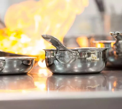 Cooking in stainless steel