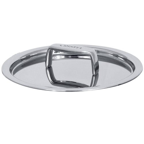 Cristel Domed Glass Lid, 5.5, Silver