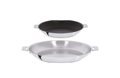 Stainless sauté pan - Exceliss+ non-stick coating - Mutine