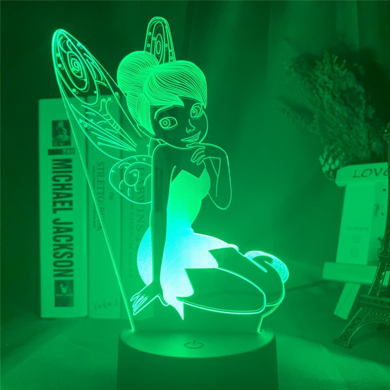 Voetbal étoile Kylian Mbappe en bois 3D lampe 7 couleurs chevet