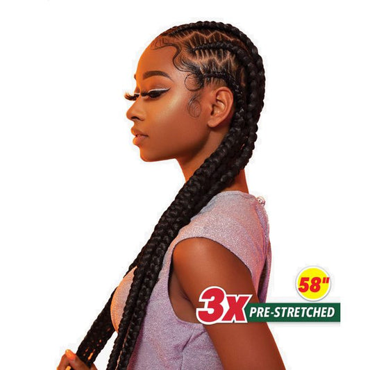 52 X-Pression Ultra Braid Pre-Stretched 3X Braiding Hair By Outre – Waba  Hair and Beauty Supply