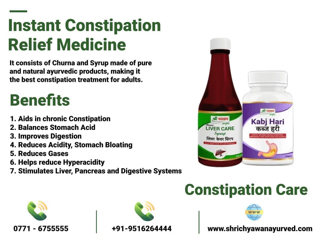 Instant Constipation Relief Medicine