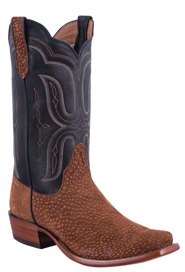 Rios of Mercedes Men's Tan Carpincho Snip Toe Cowboy Boots | Pinto Ranch
