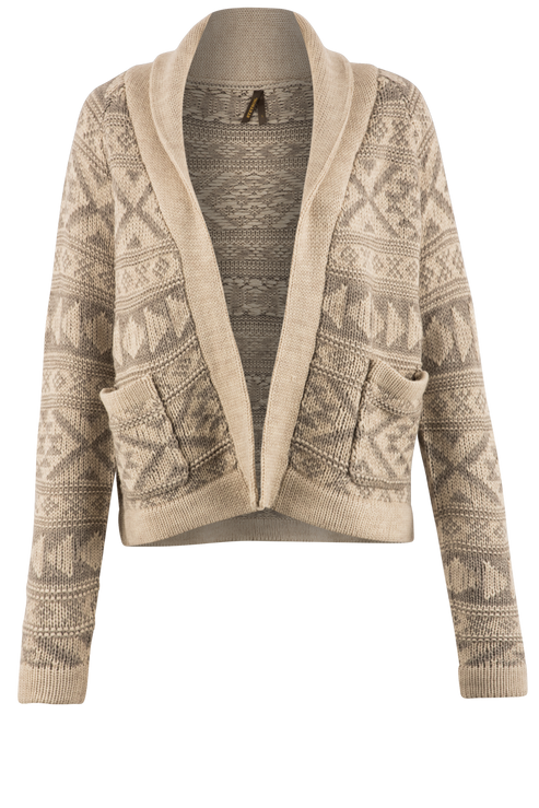 Stetson Women's Cropped Aztec Cardigan