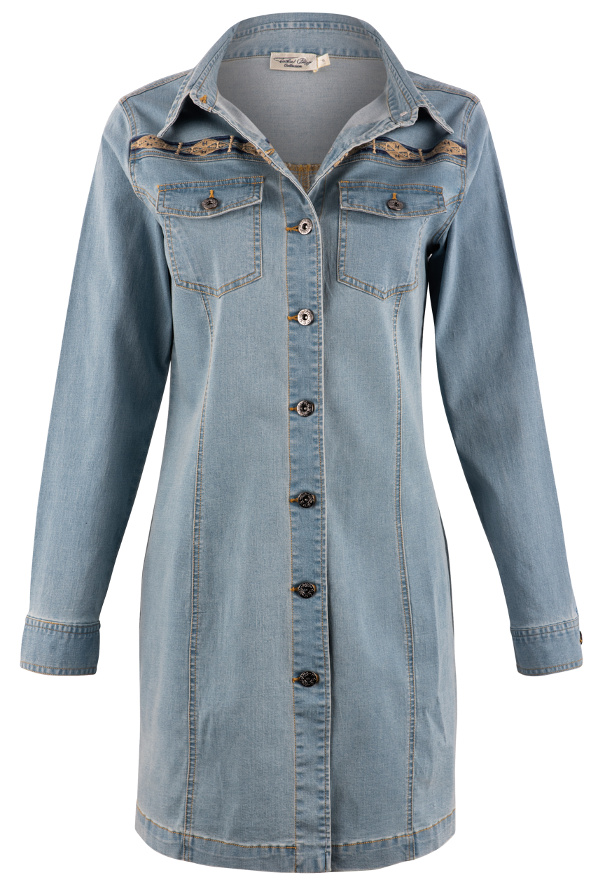 Tasha Polizzi Ginny Denim Tunic Dress