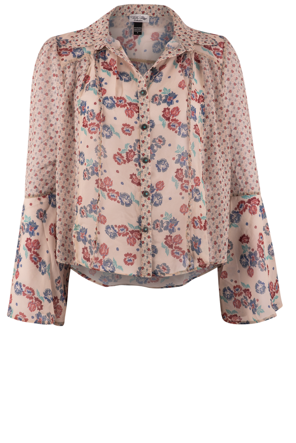 Tasha Polizzi Joanie Floral Western Blouse | Pinto Ranch