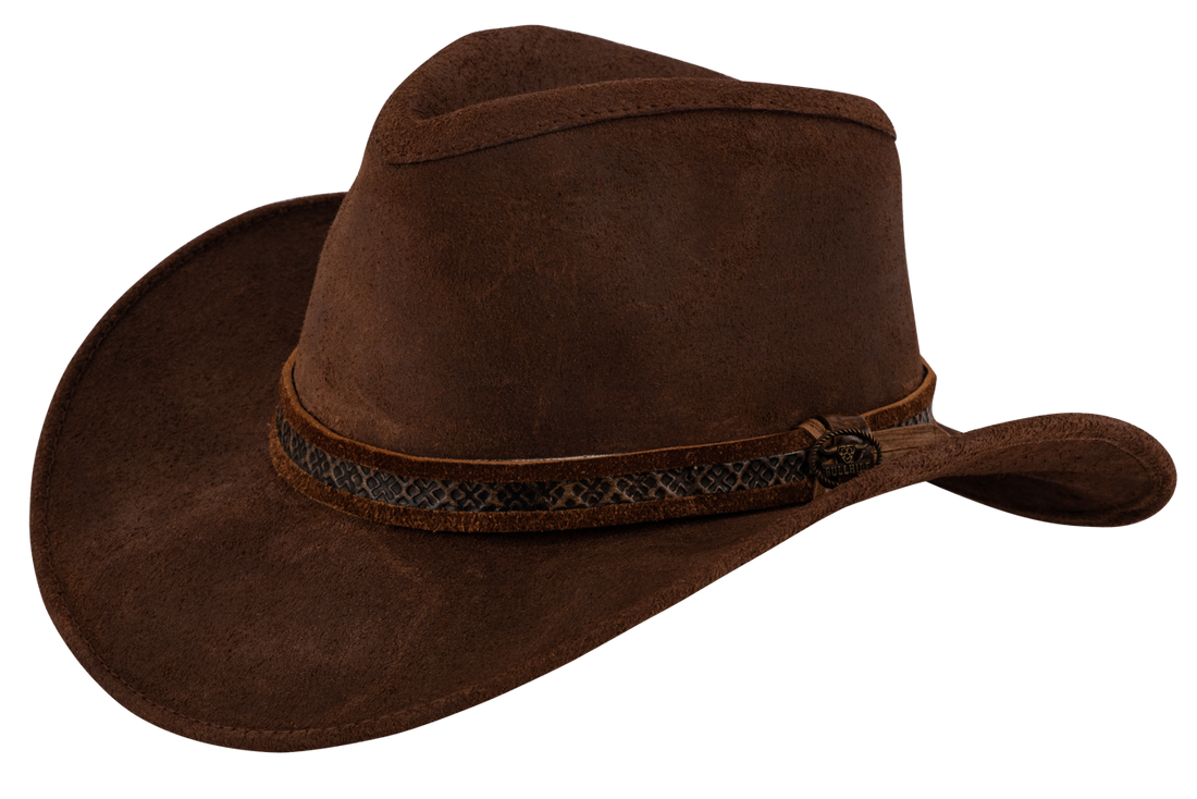 Bullhide Forsyth Chocolate Leather Hat