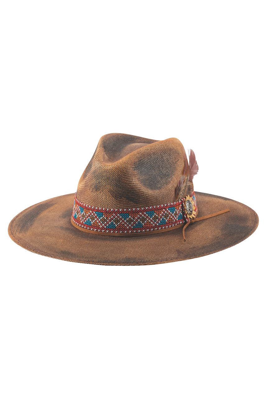Bullhide Stuck with You Straw Hat - Pecan