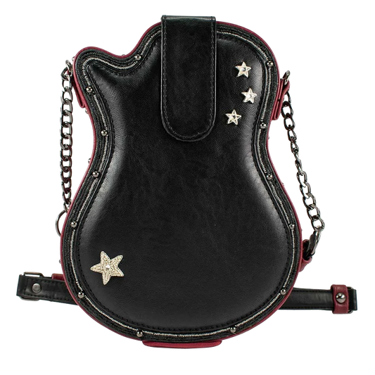 Turn It Up Embellished Guitar Crossbody Handbag - Mary Frances
