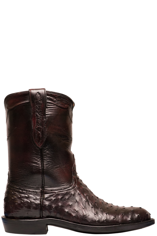 Cognac Ostrich Shorty Boots – JohnAllenWoodward