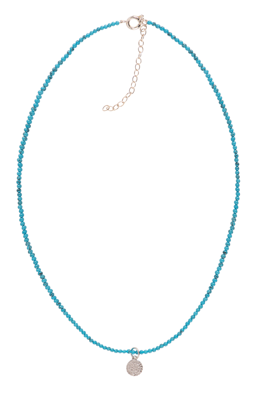 Brown Eyed Girls Turquoise Charm Necklace