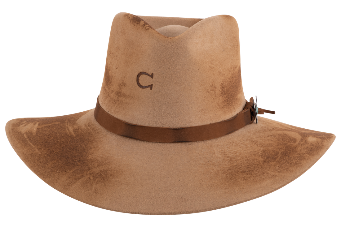 Charlie 1 Horse Lakota Hat - Sand