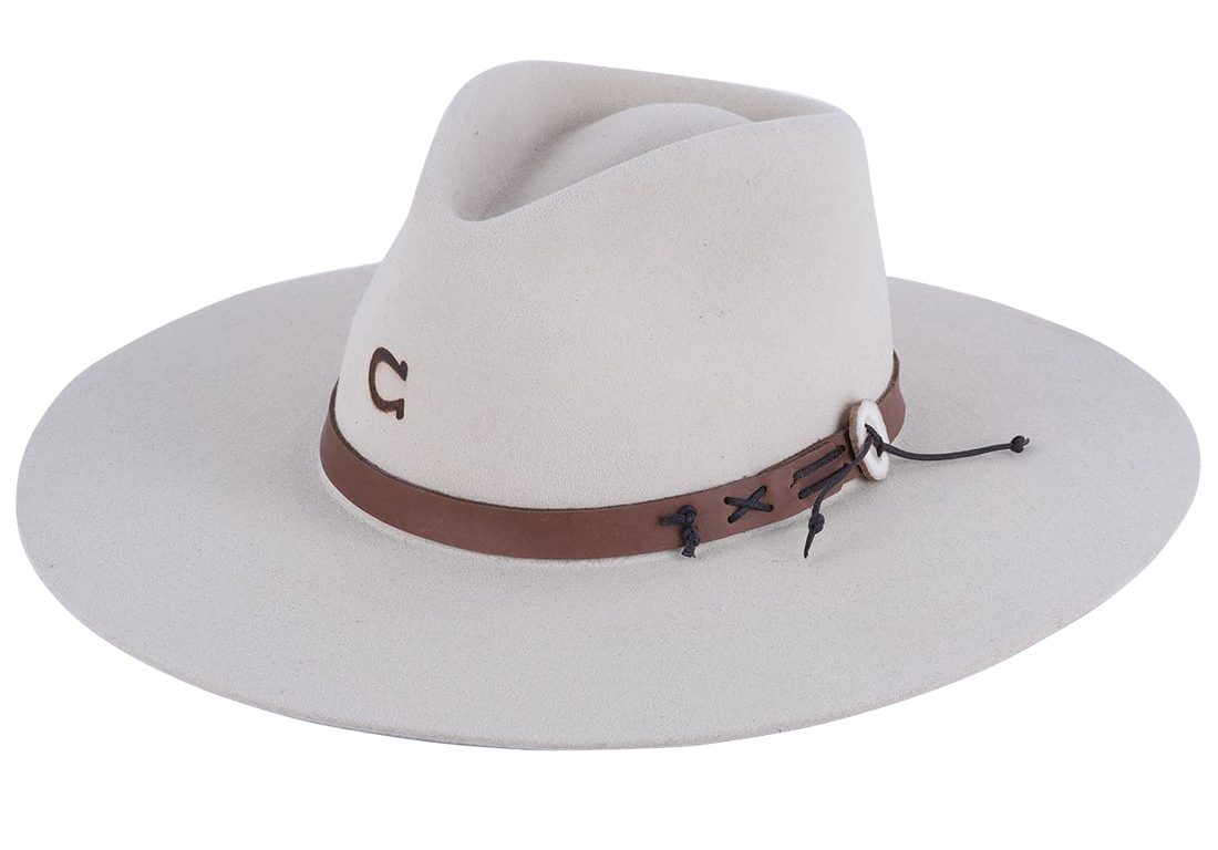 Charlie 1 Horse Teepee Hat - Bone White