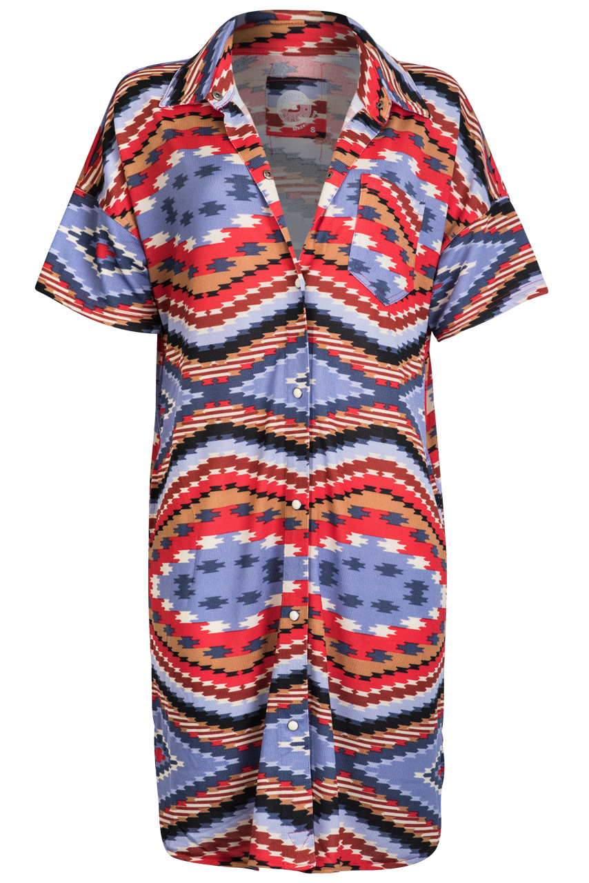 Double D Ranchwear Sierra Bonita Southwestern Print Dress