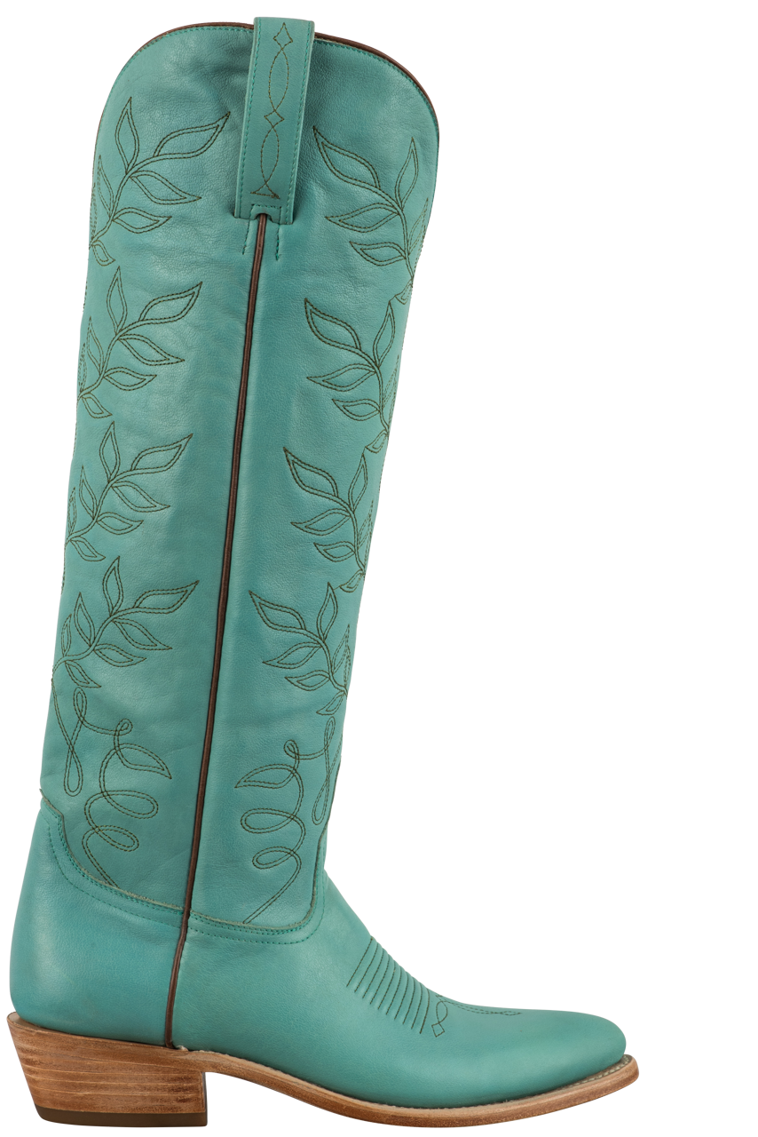 Lucchese Women's Turquoise Willow Cowgirl Boots