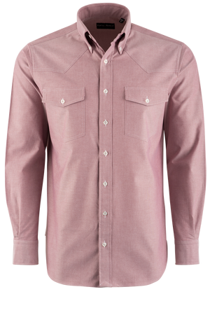 Pinto Ranch YY Collection Oxford Shirt - Red
