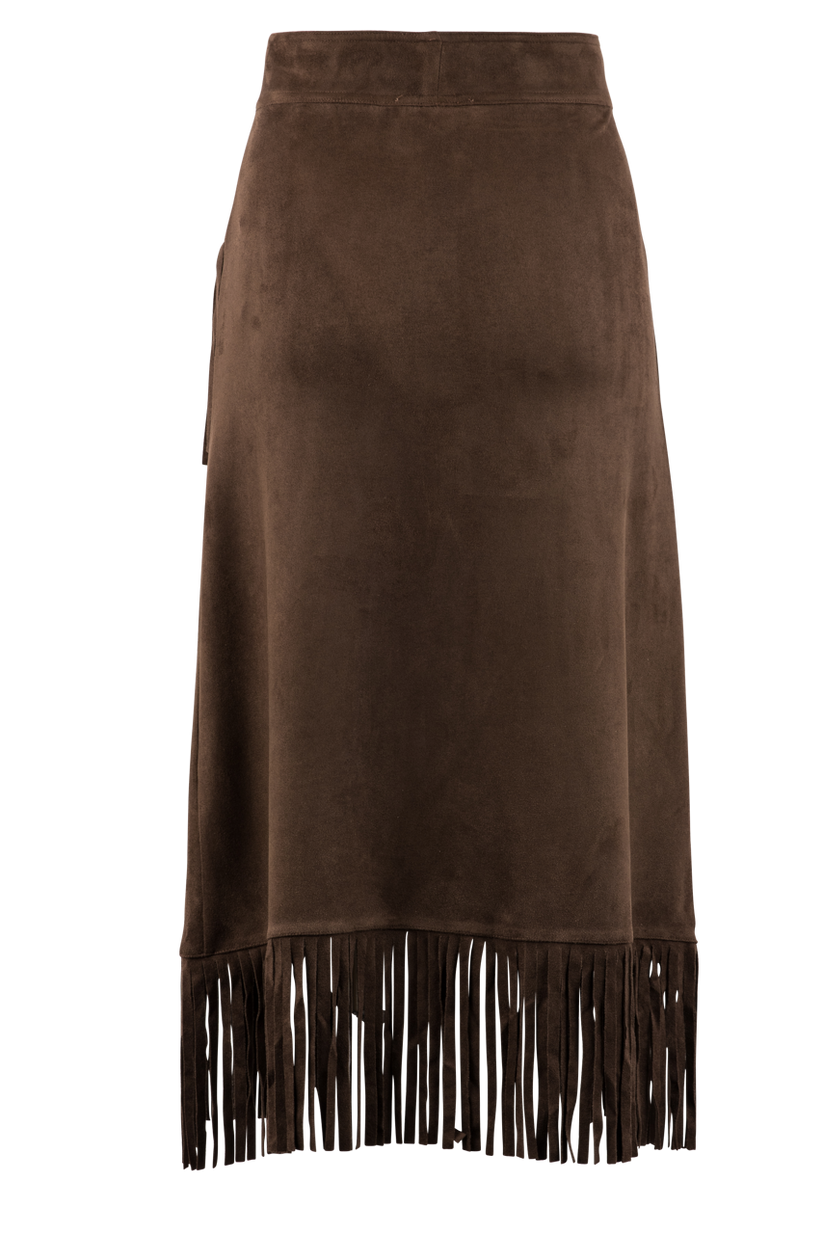 W.A.Y. Western Fringe Wrap Skirt | Pinto Ranch