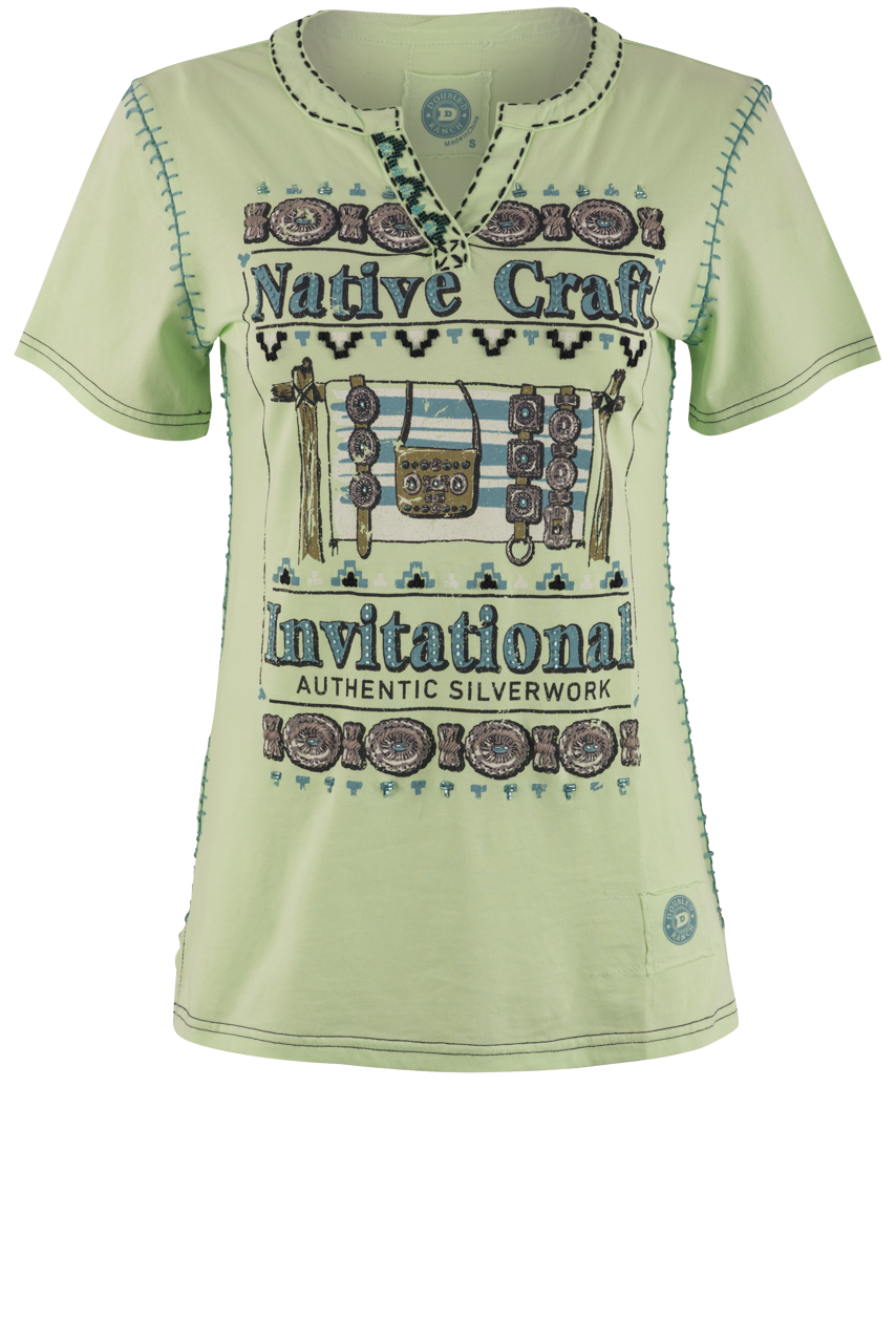 Double D Ranch Spring Green Native Craft Top