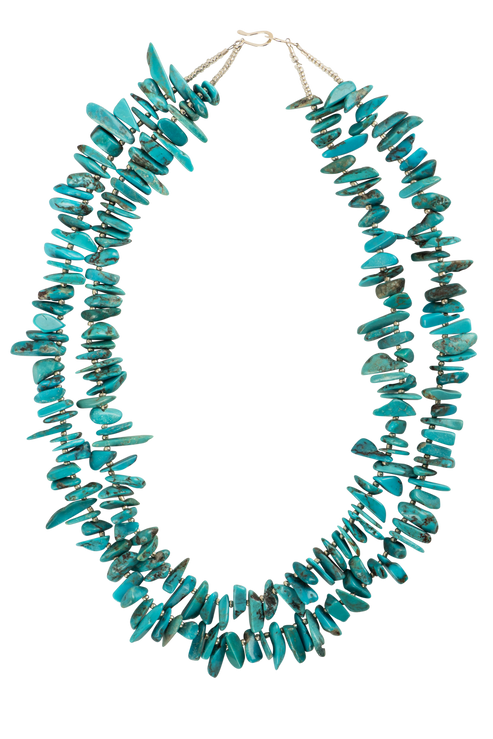 Ann Vlach Turquoise Chip Necklace