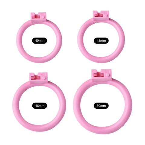 Clit Chastity Cage Black Pink