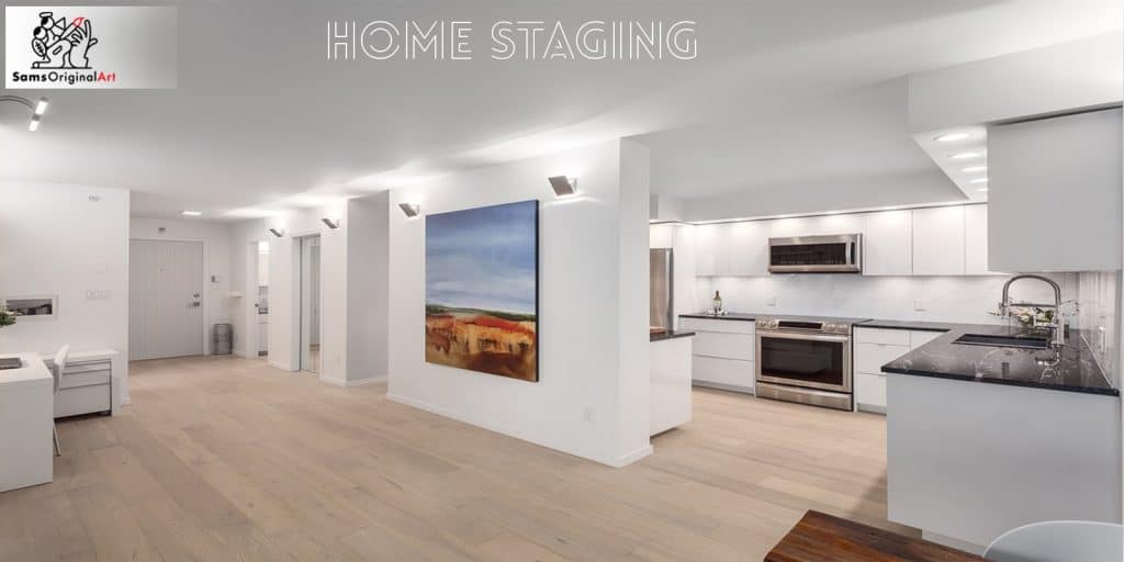 Home staging art for real estate agents