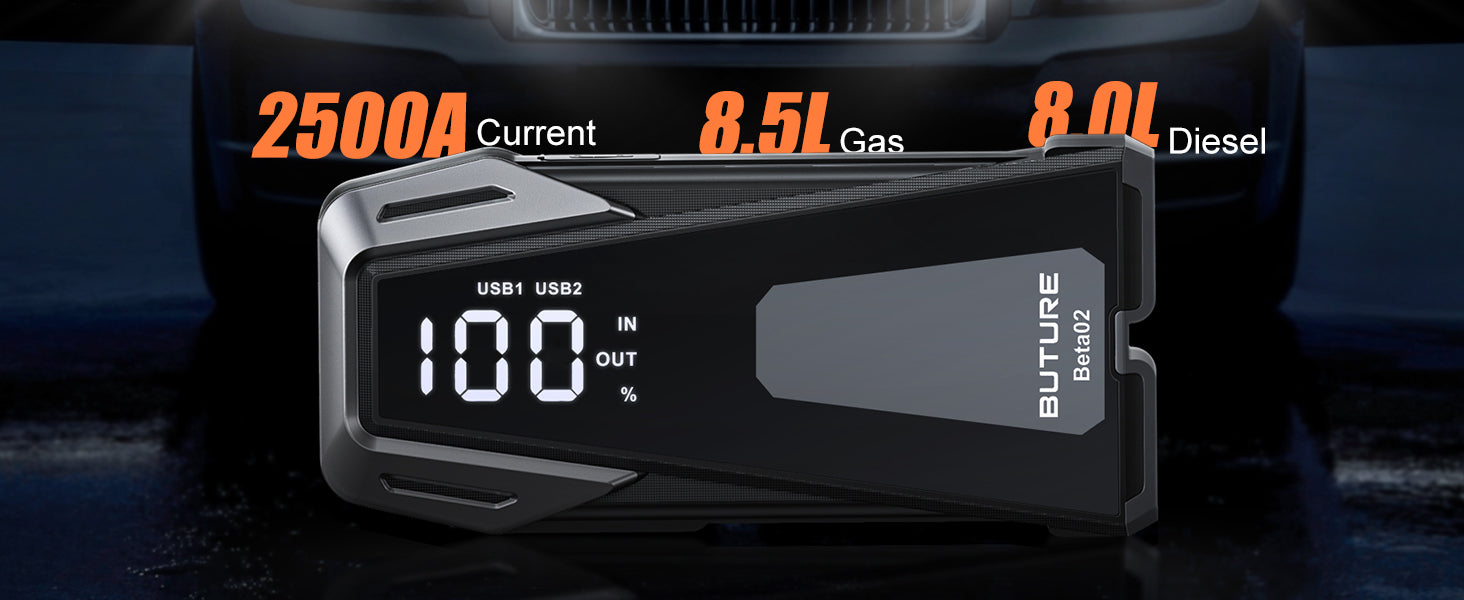 BUTURE Car Battery Jump Starter Jump Box Car Jumper Beta02