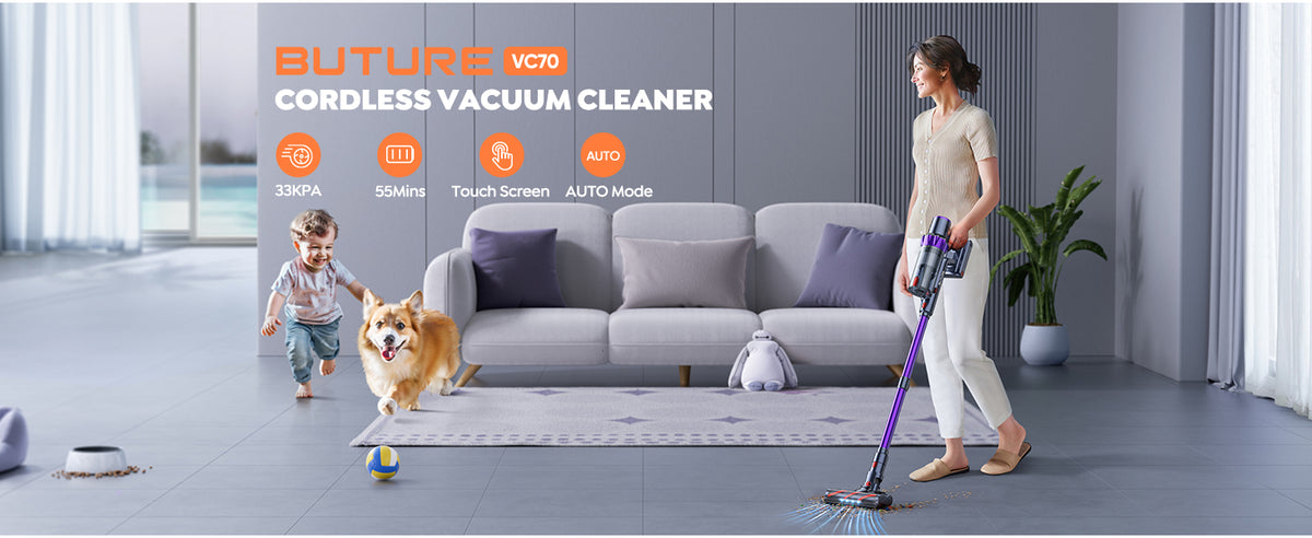 BuTure Cordless Vacuum Cleaner User Manual - VC70 Model