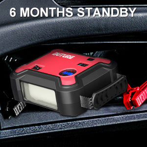  Portable Car Jump Starter with Air Compressor, BUTURE 150PSI  4500A 26800mAh Booster Pack (All Gas/8.0L Diesel) Digital Tire Inflator,  Fast Battery Charger 3.0 with 160W DC Out, Emergency Light : Automotive