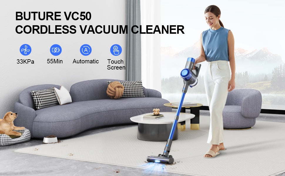 BuTure VC70 Review  Cordless Vacuum Cleaner, 33KPa