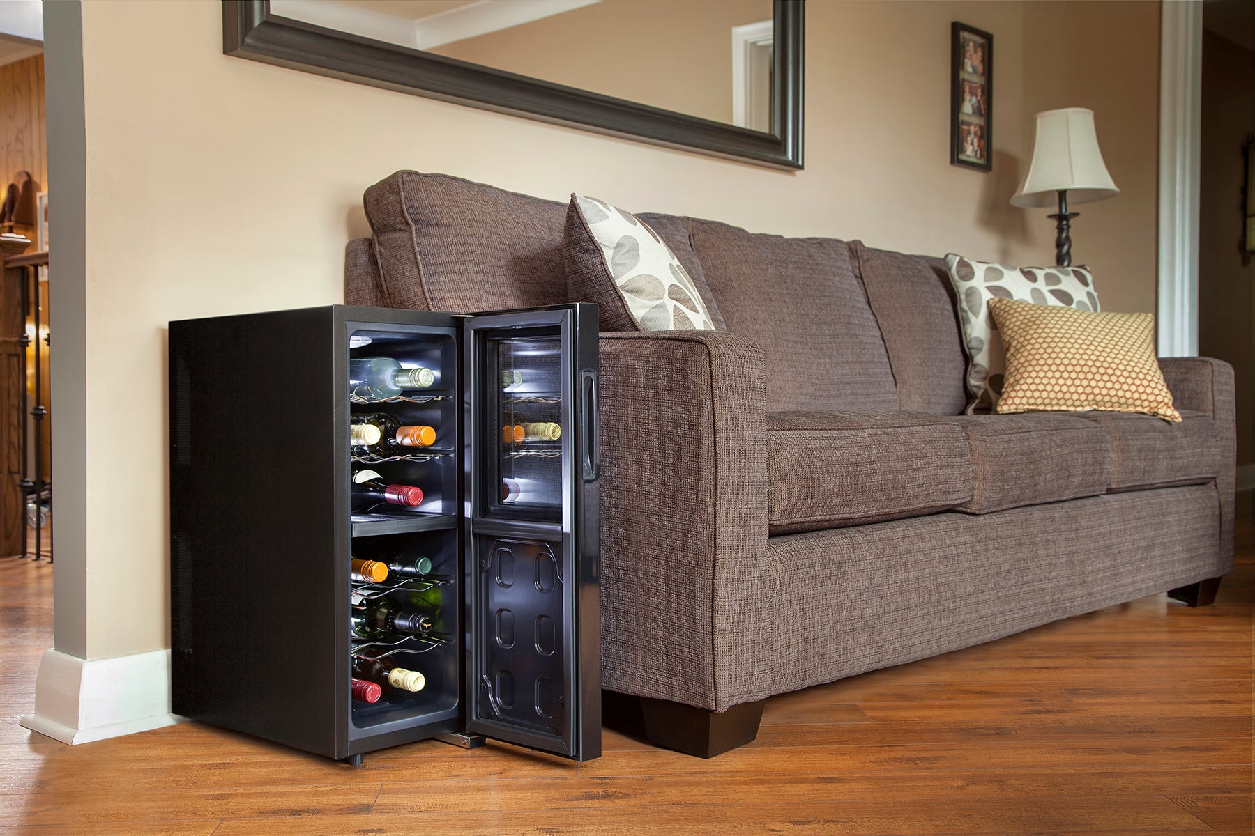 Koolatron 12 Bottle Dual Zone Wine Cooler