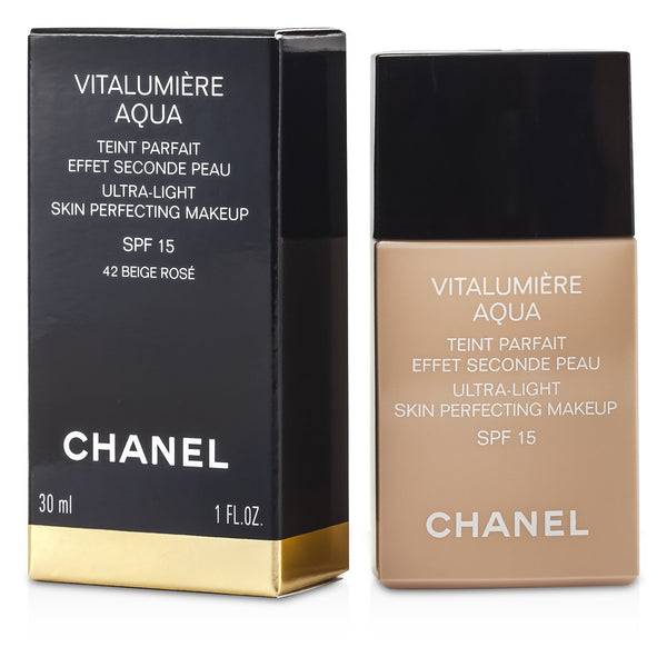 Vitalumiere Satin Smoothing Fluid Makeup SPF 15 - 50 Naturel by Chanel for  Women - 1 oz Foundation 