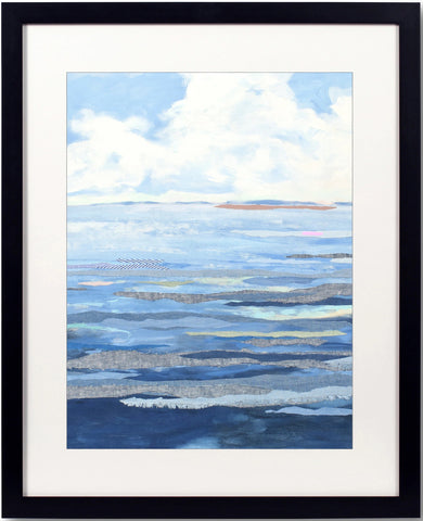 Chambray Sea 4 print by Karin Olah for Perigold