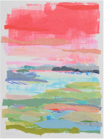 Inspired in Pink 4 print by Karin Olah for Artfully Walls