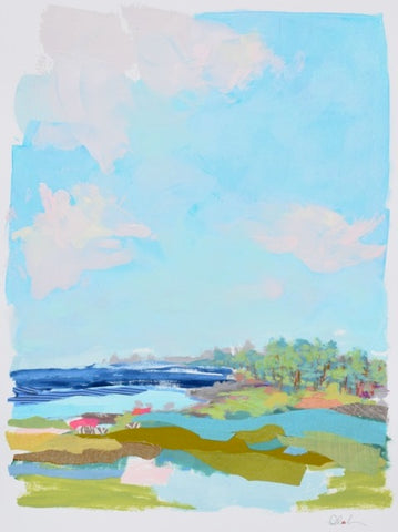 Lowcountry Layers 1 print by Karin Olah for Artfully Walls