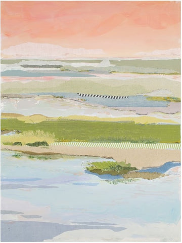 Marsh Blush East print by Karin Olah for Artfully Walls