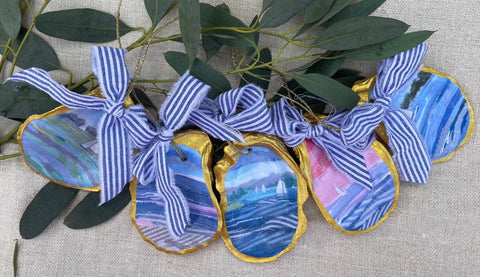 Oyster Ornaments - Set of 5