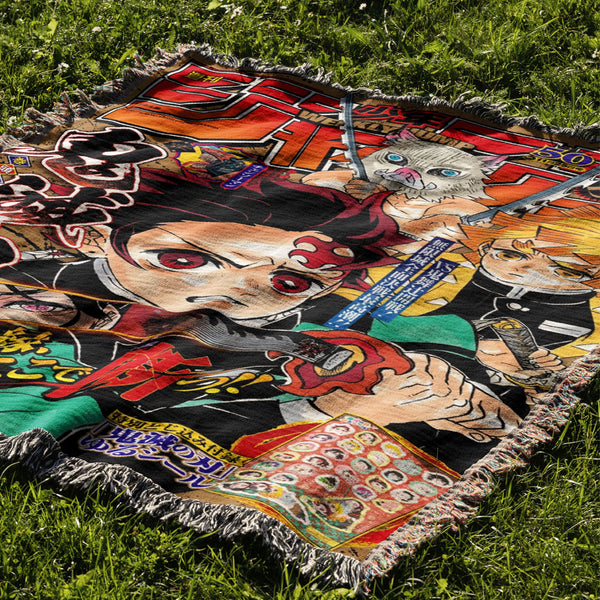 Pirate Woven Tapestry Blanket 1