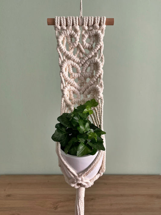 Macramè da parete con tasca porta-oggetti – italian_macramè - handmade  fiber art creations