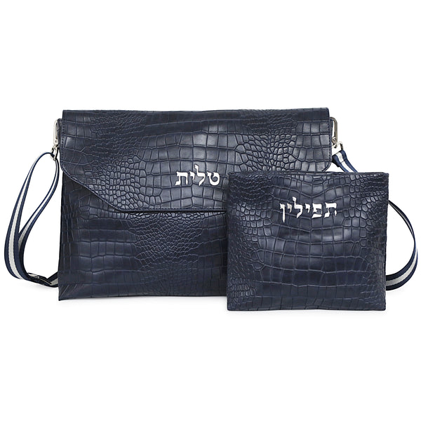 Kinor David Croco Talit and Tefillin Bags HildaKhafif