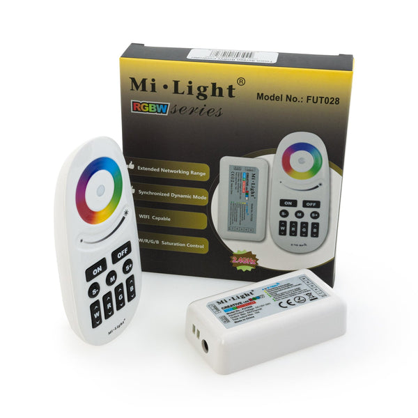 Aftale Gå glip af knoglebrud Mi-Light Touch Screen RGBW LED Controller 2.4GHz FUT028