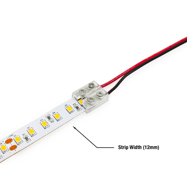 10mm LED Strip to Strip Quick Screw connector, VBD-CON-SC10MM-SS (Pack